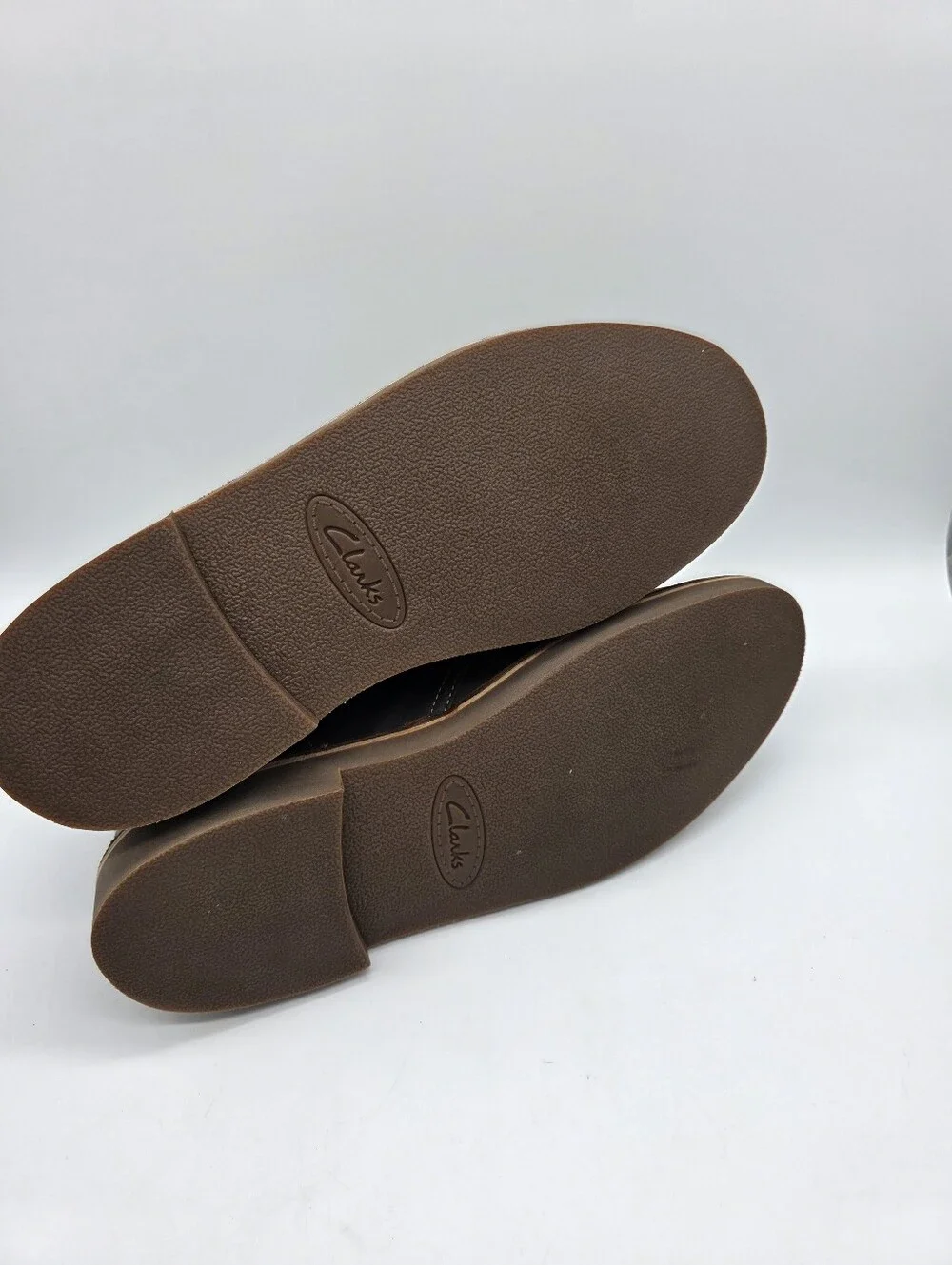 Clarks‎ Bushacre 2 Mens Beeswax Brown Leather Chukka Boots Size 10 M
